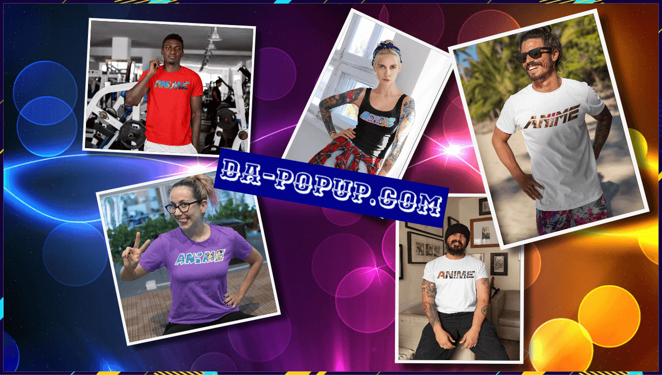 Anime - best-selling anime t-shirts that are now available for purchase on the da-popup.com website. With classic and modern anime t-shirts available, this is the perfect place to find your next favorite anime t-shirt that you've been searching for.