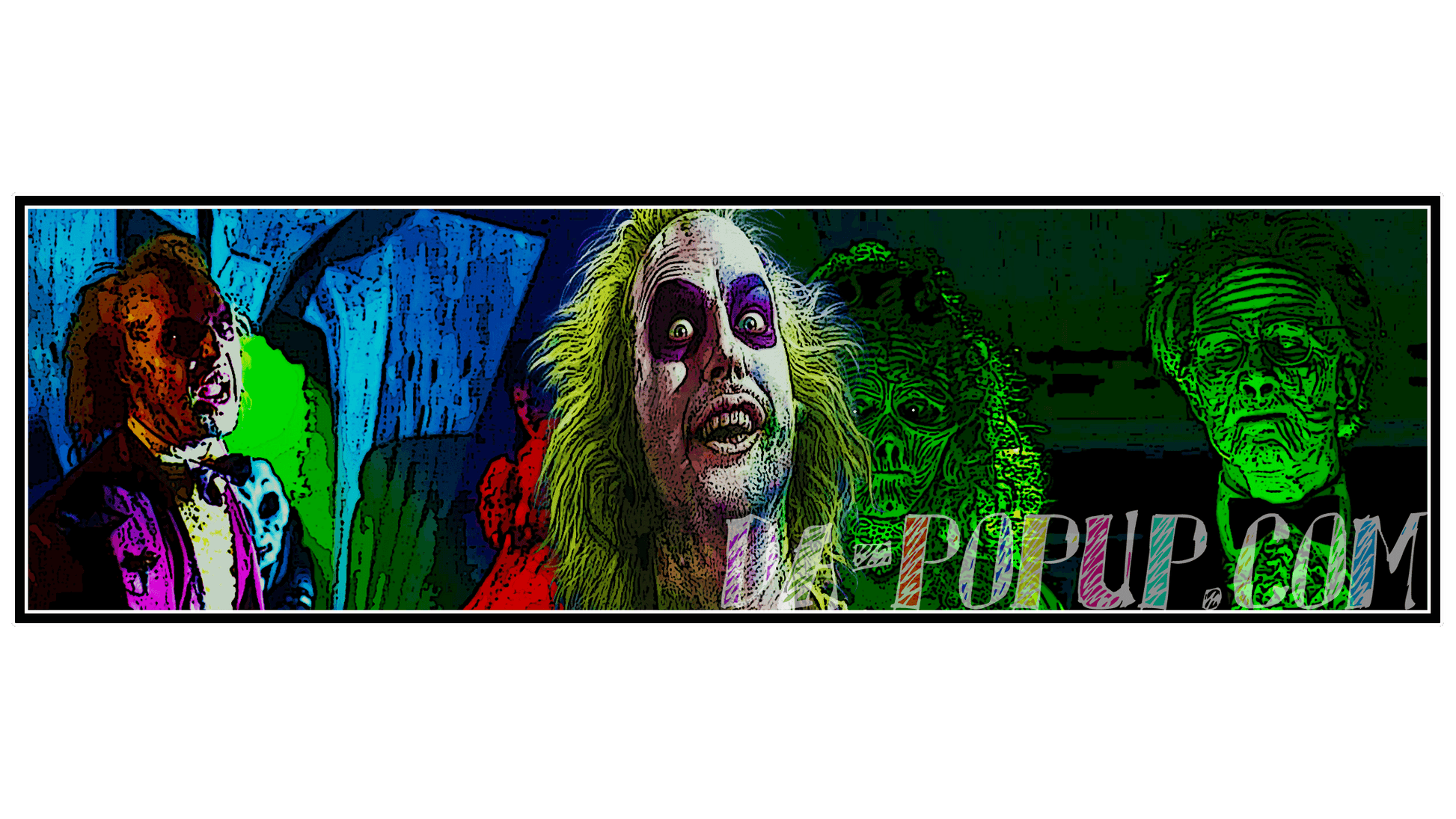 clothing storep designer shirt classic movie horror da-popup bride merry wedding creepy