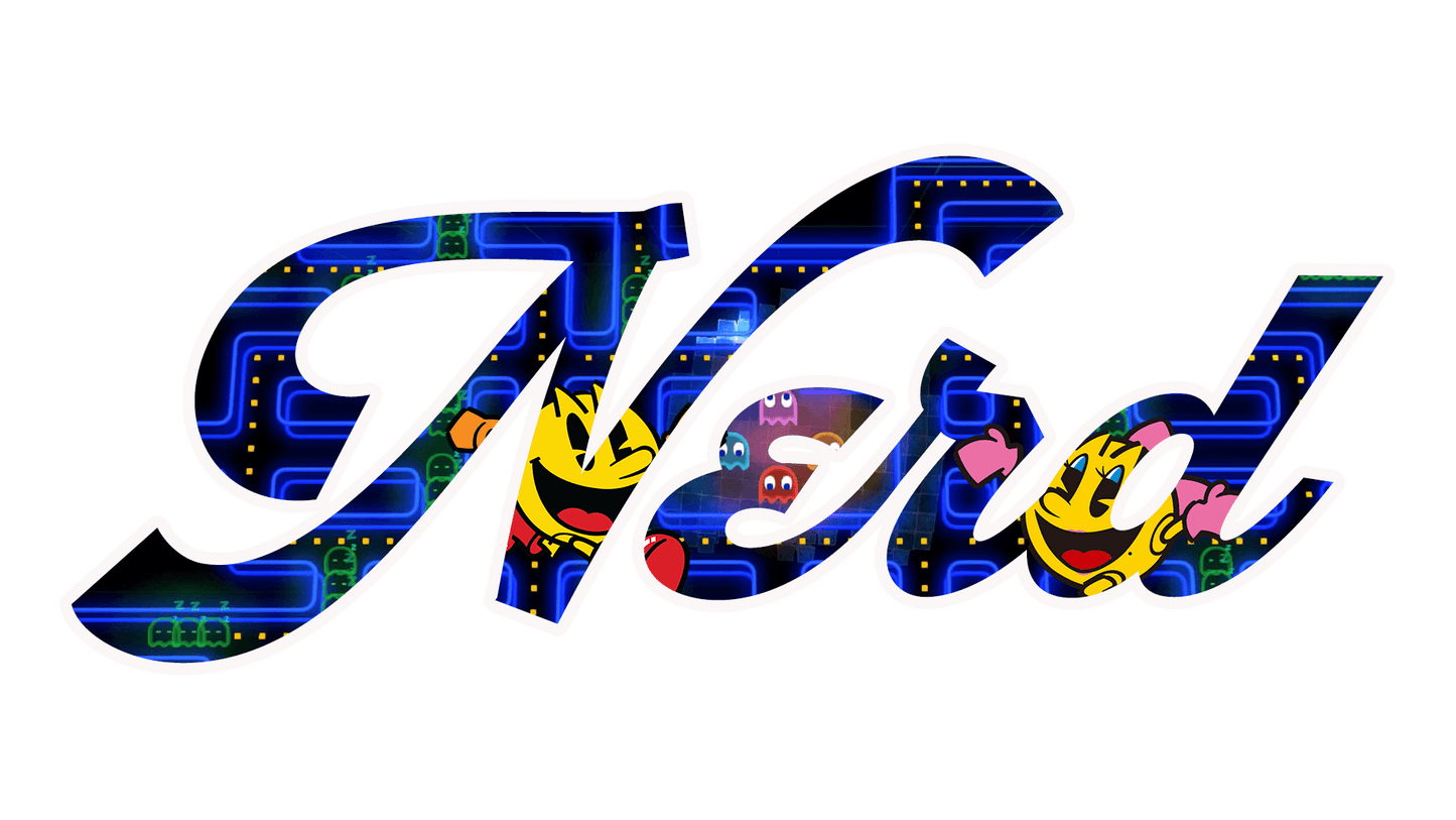 Nerd, Pac Man, Pac Women, Nintendo, Gamer, Games, Gaming, Arcade, Women Clothing, Men Clothing Kids Clothing. Pac Man Movie 