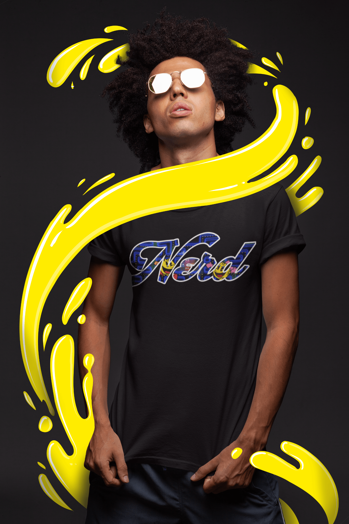 Nerd, Pac Man, Pac Women, Nintendo, Gamer, Games, Gaming, Arcade, Women Clothing, Men Clothing Kids Clothing. Pac Man Movie 